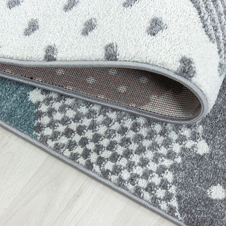 Kindervloerkleed - Bambi Wolken Blauw | Speels design
