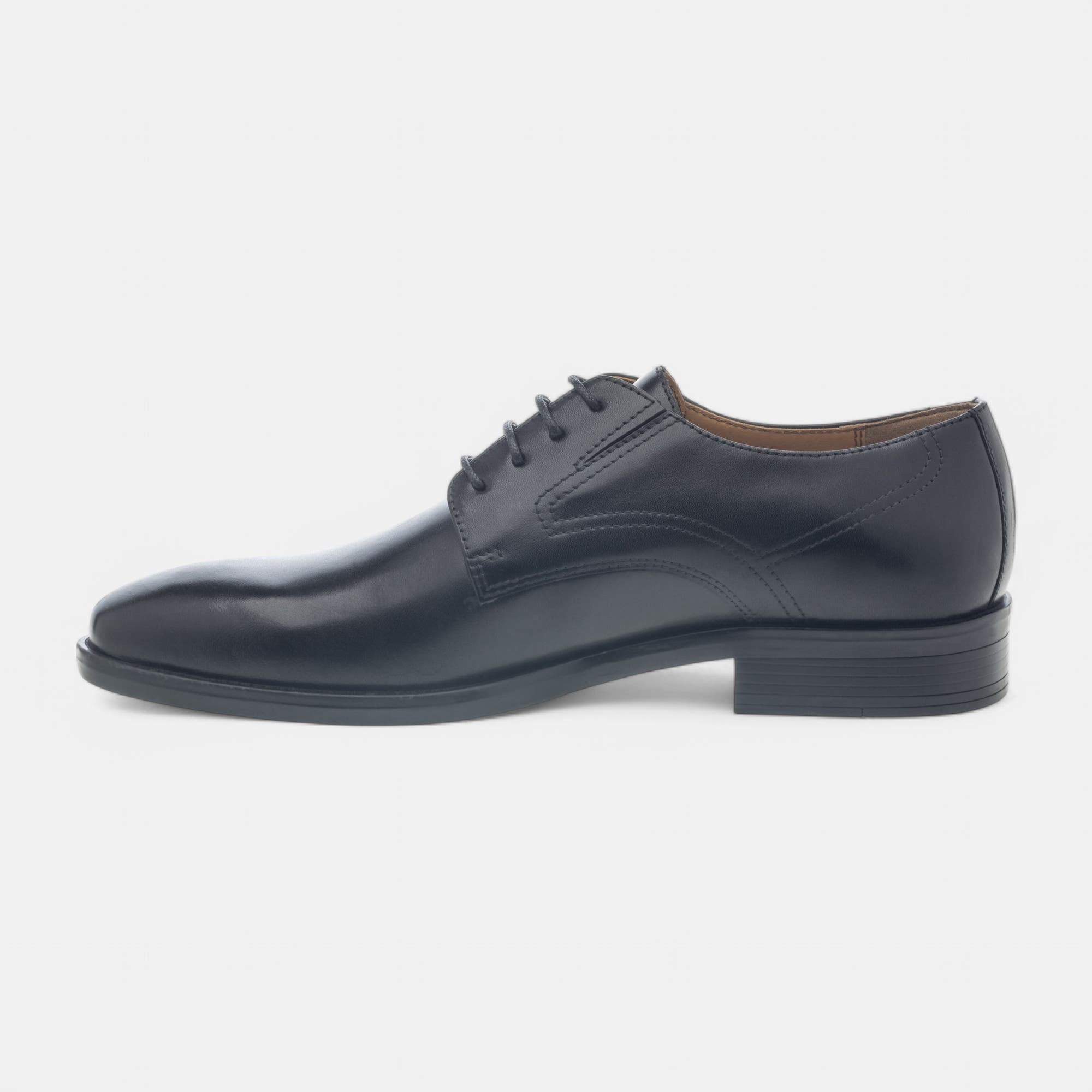 Derbies Homme en cuir noir