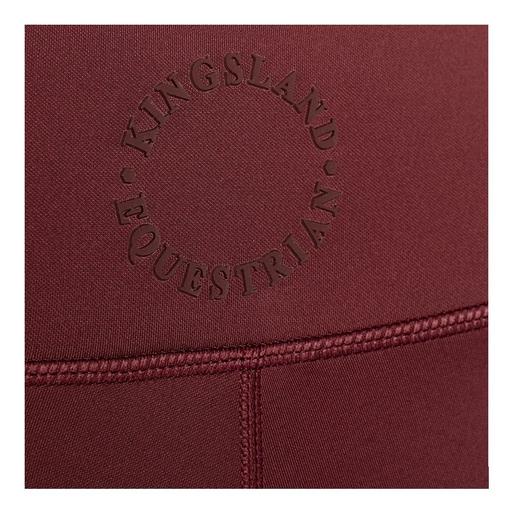 Kingsland KLKATTIE F-TEC4 F-GRIP - Legging fond de peau siliconé Femme red port royal