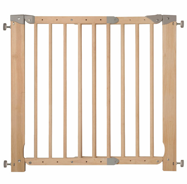 Barrière de sécurité amovible Eva bois naturel - BEBE9 REFERENCE