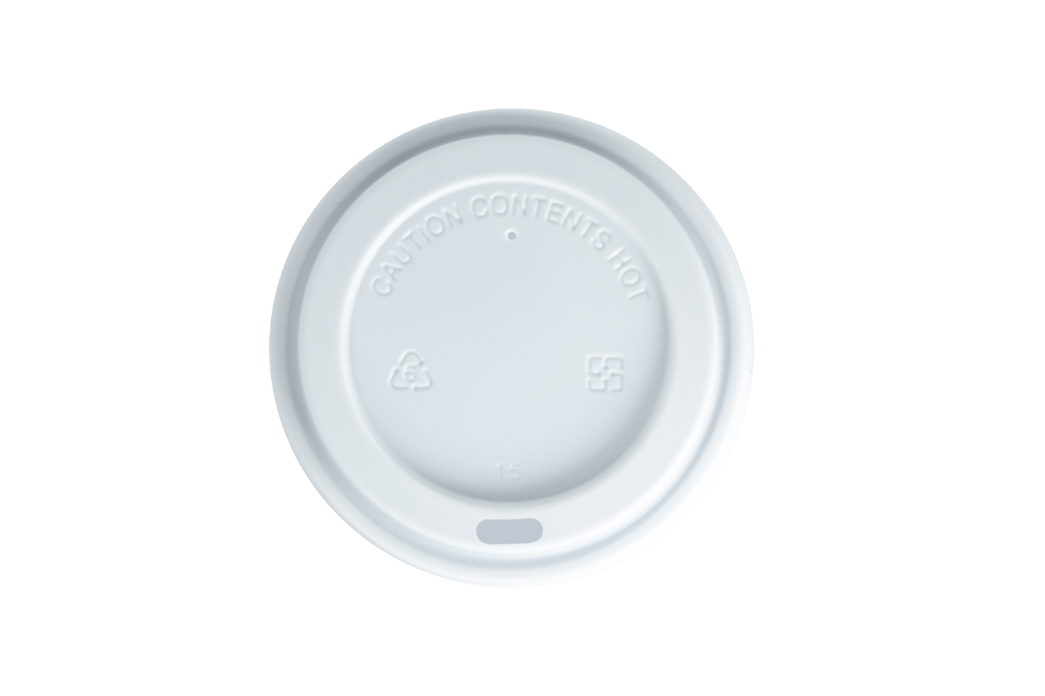 Koffiebeker deksels wit Ø90mm | TakeAware