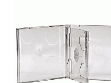 Hama CD Double Jewel Case, Pack 5, 2 disker, Gjennomsiktig