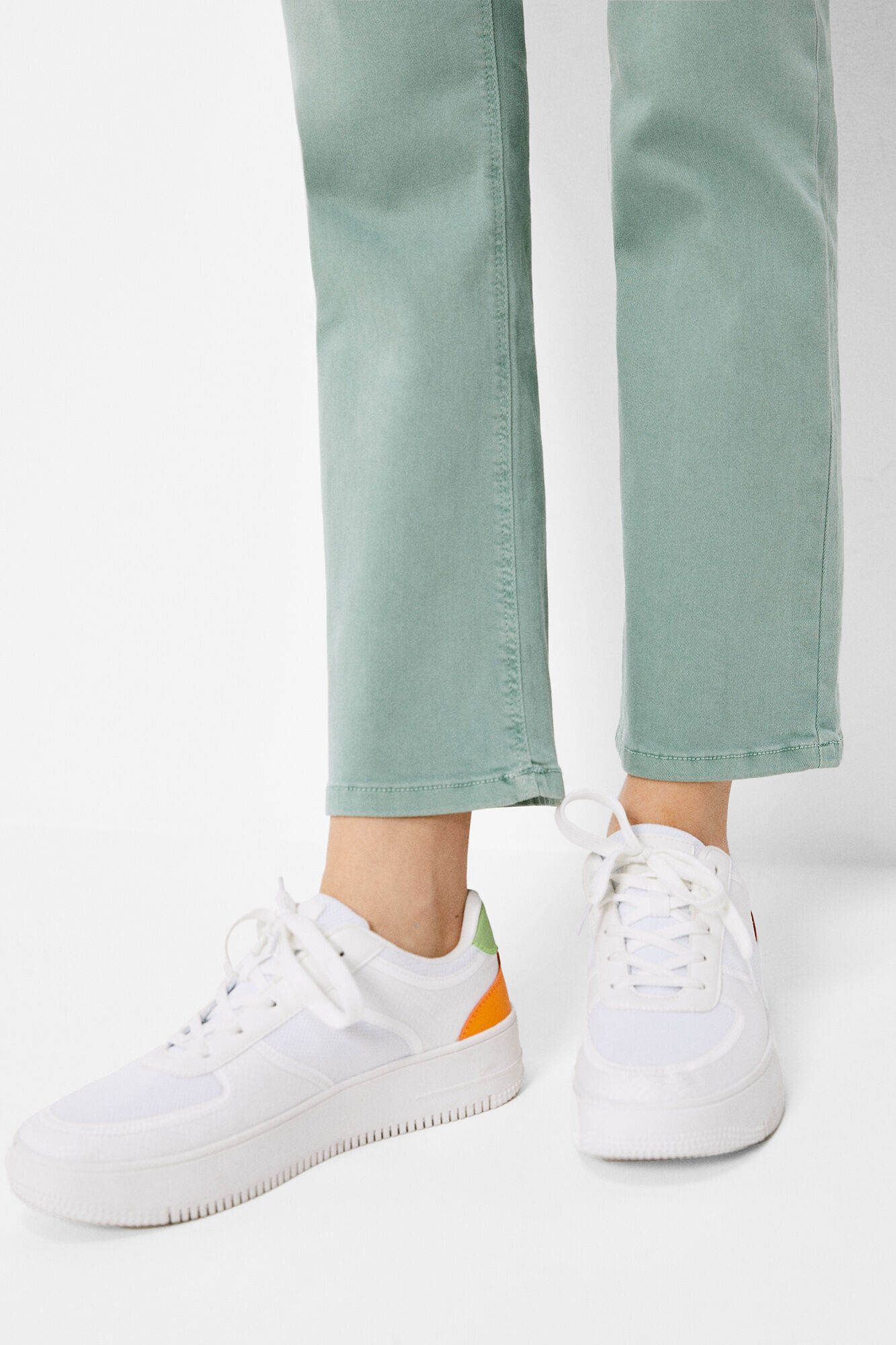 Calça jeans Kick Flare Eco Dye - verde