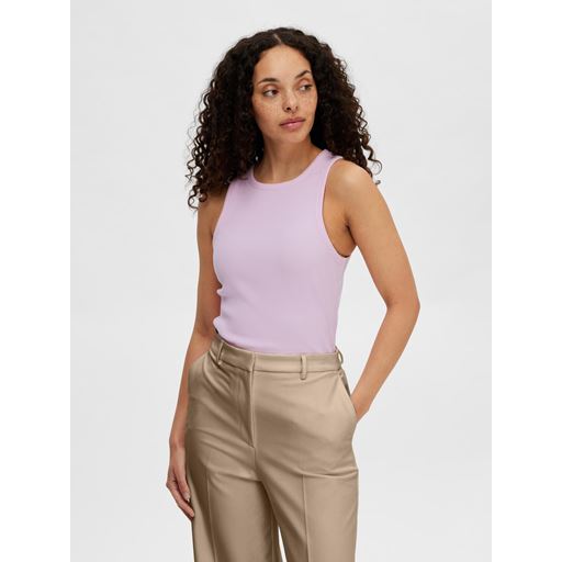 Selected Femme Fanna Tank Top, Sweet Lilac, L