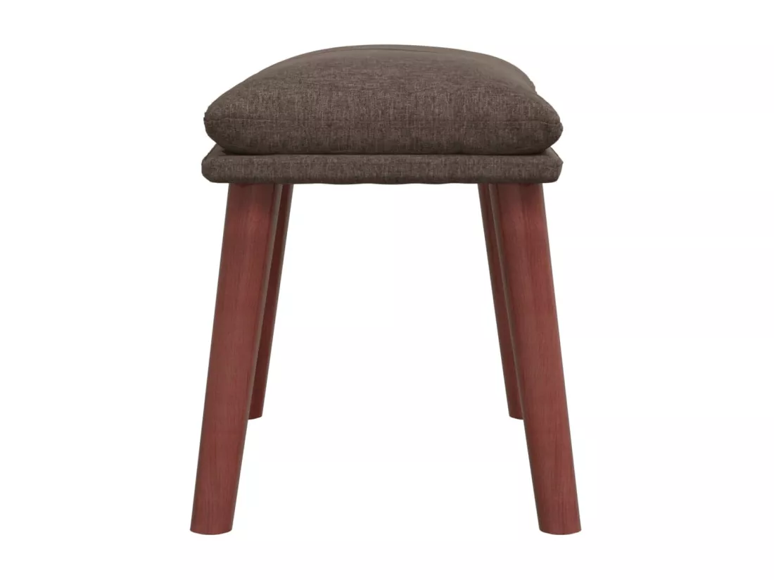Repose-pied Taupe 45x29,5x35 cm Tissu