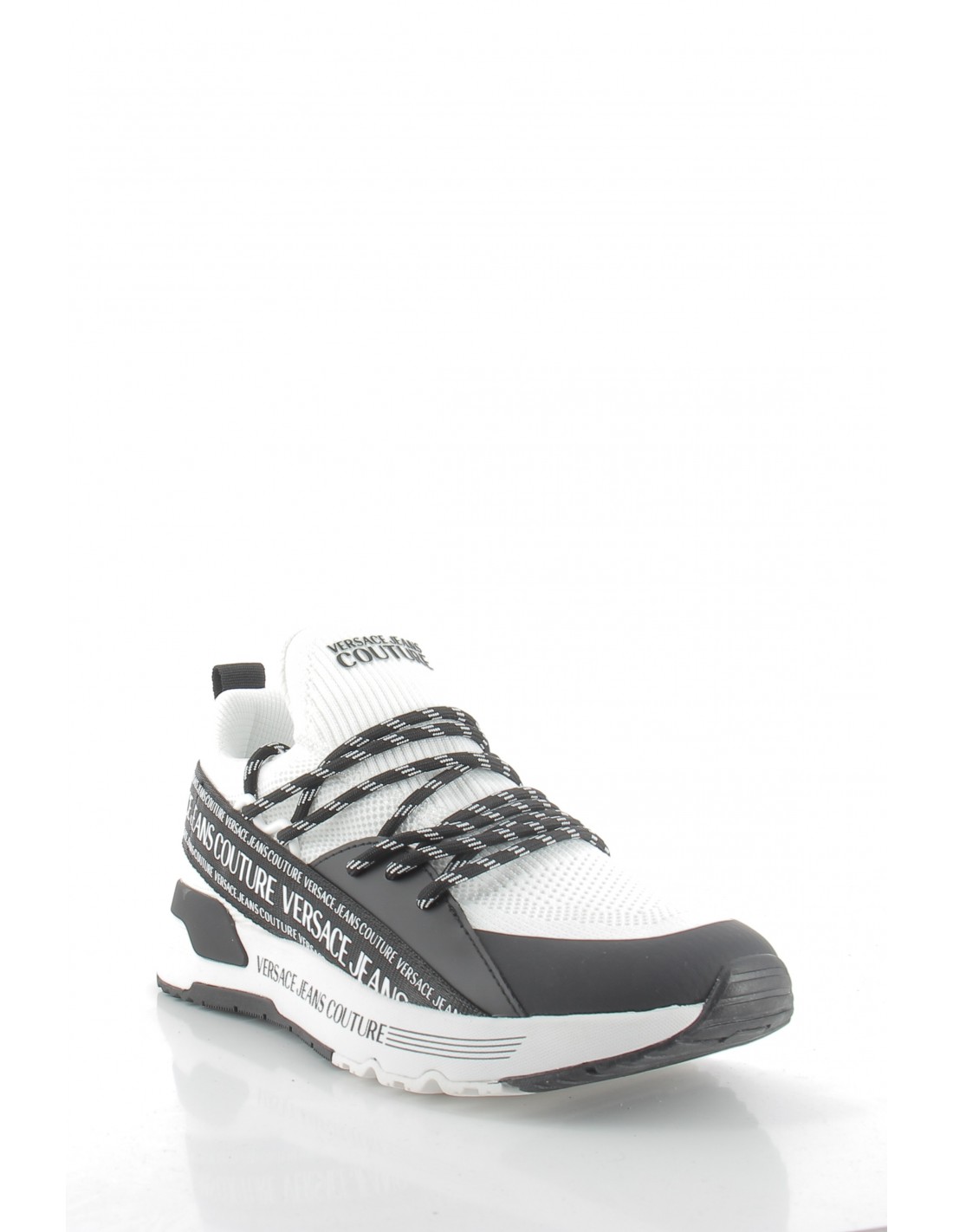 versace Sneakers Homme dynamic Noir/Blanc
