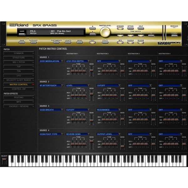 Roland Cloud SRX Brass