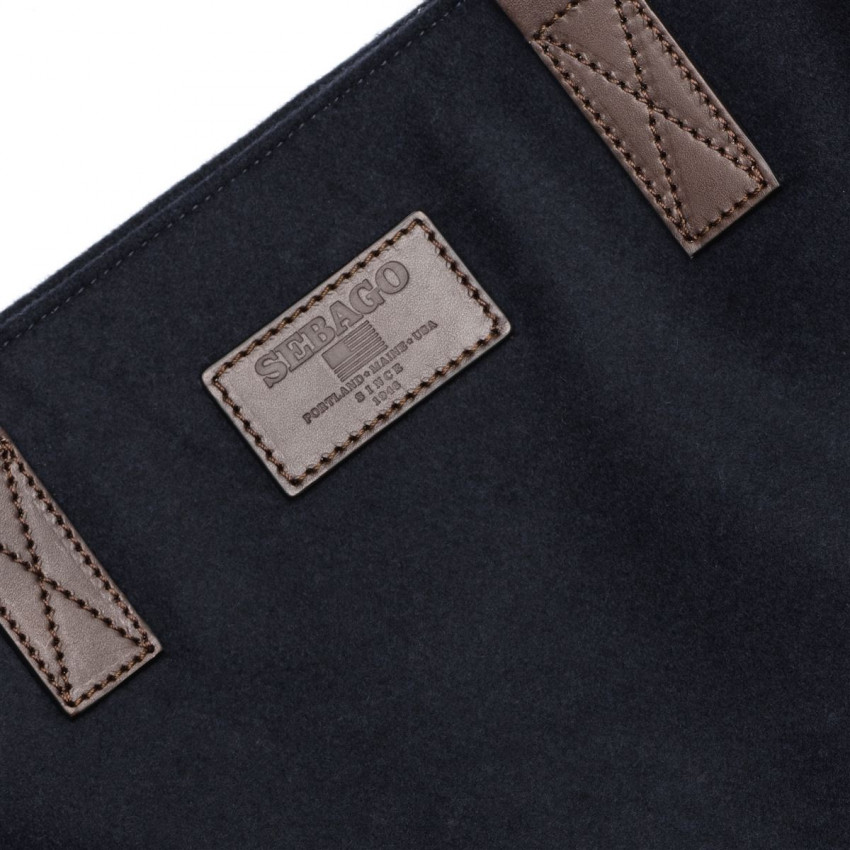 PEMAQUID WOOL BROWN BLUE-SAC FOURRE-TOUT SEBAGO