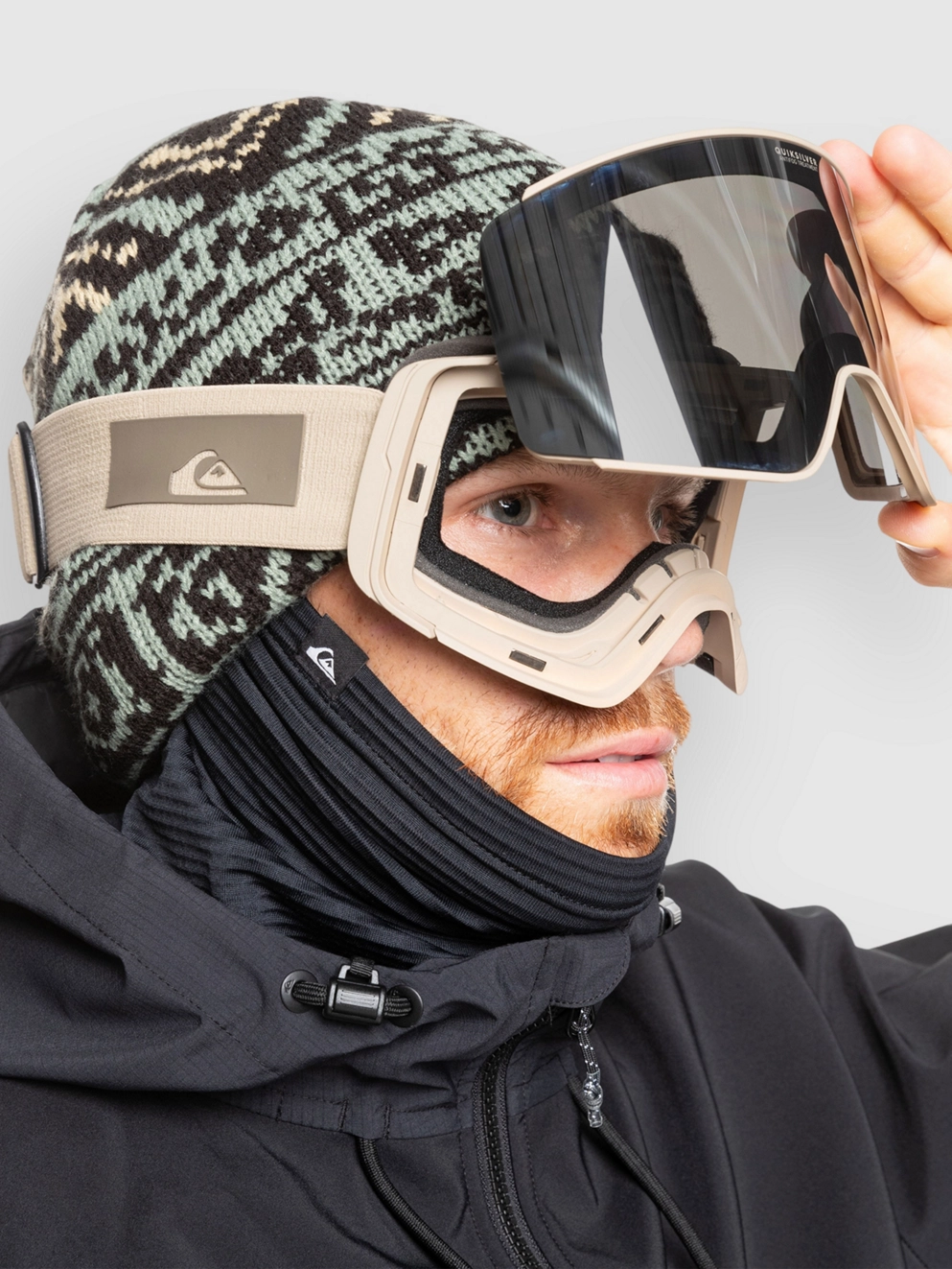 Quiksilver Storm Mg Twill Goggle clux silver ml s3