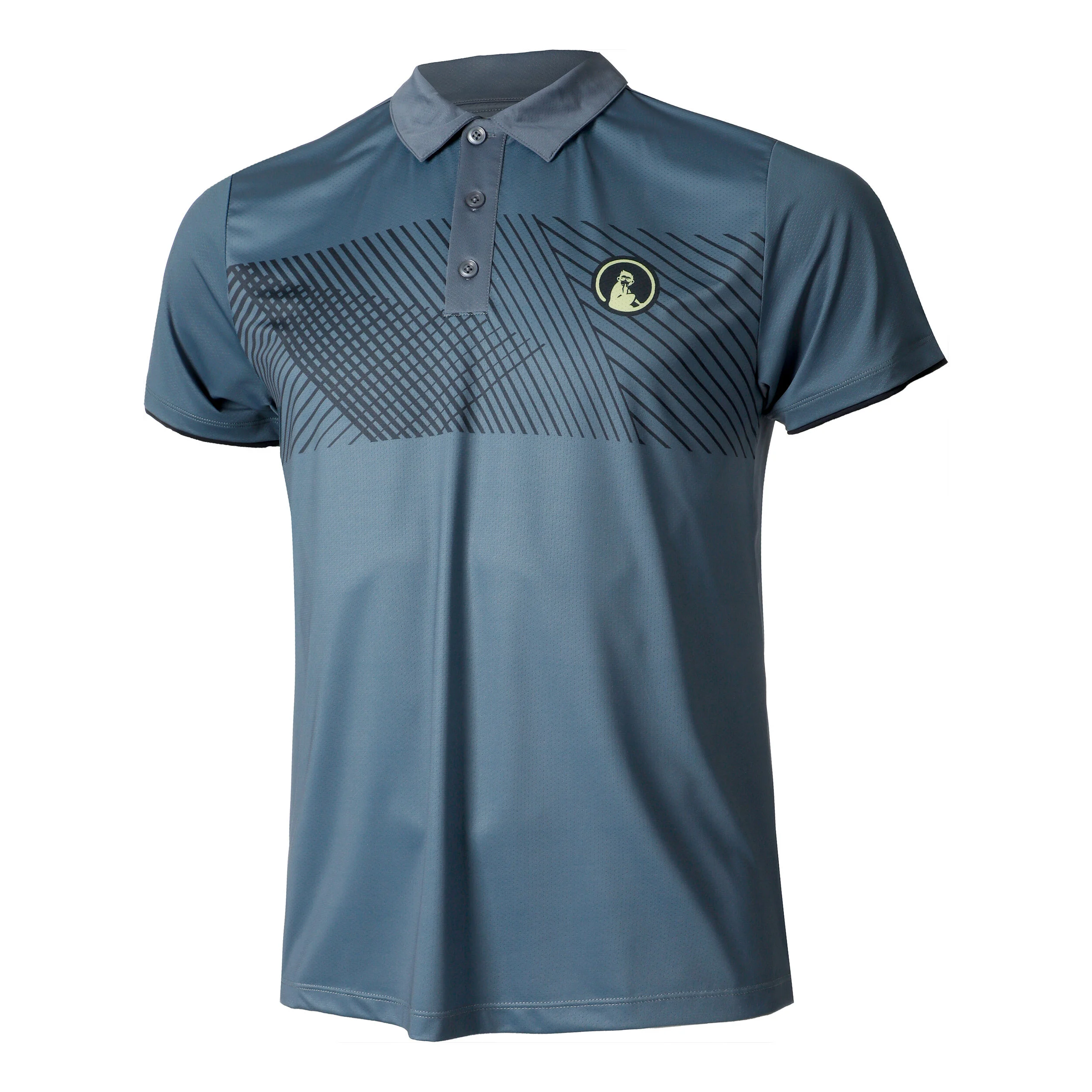 Quiet Please Perspectives Tournament Polo Hommes - Bleu