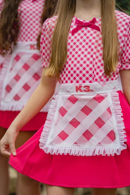 K3 - Verkleedjurk 3 Biggetjes - Polyester - Vrolijk Design