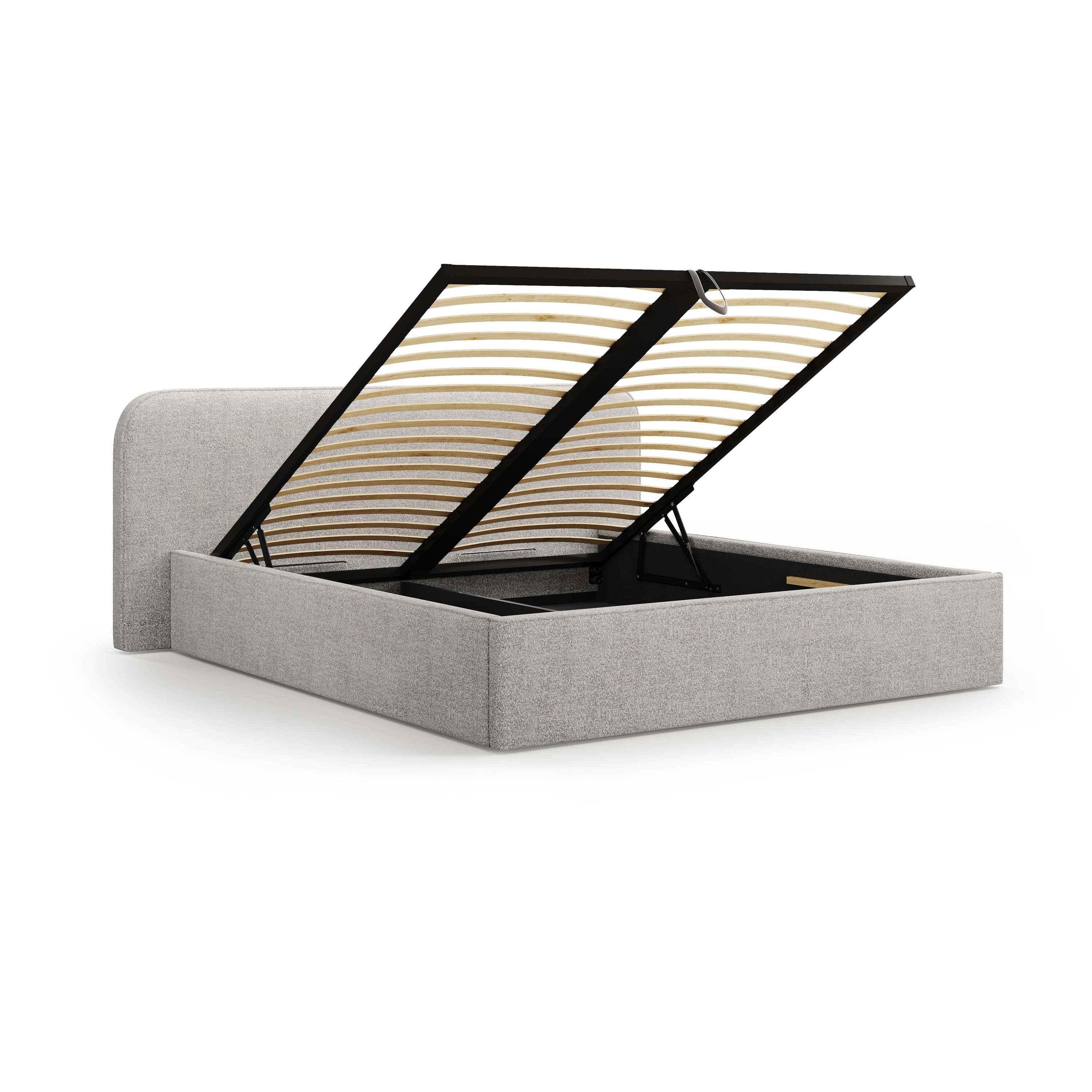 Micadoni Bedframe met opbergvak Elizabeth 140x200 bouclé