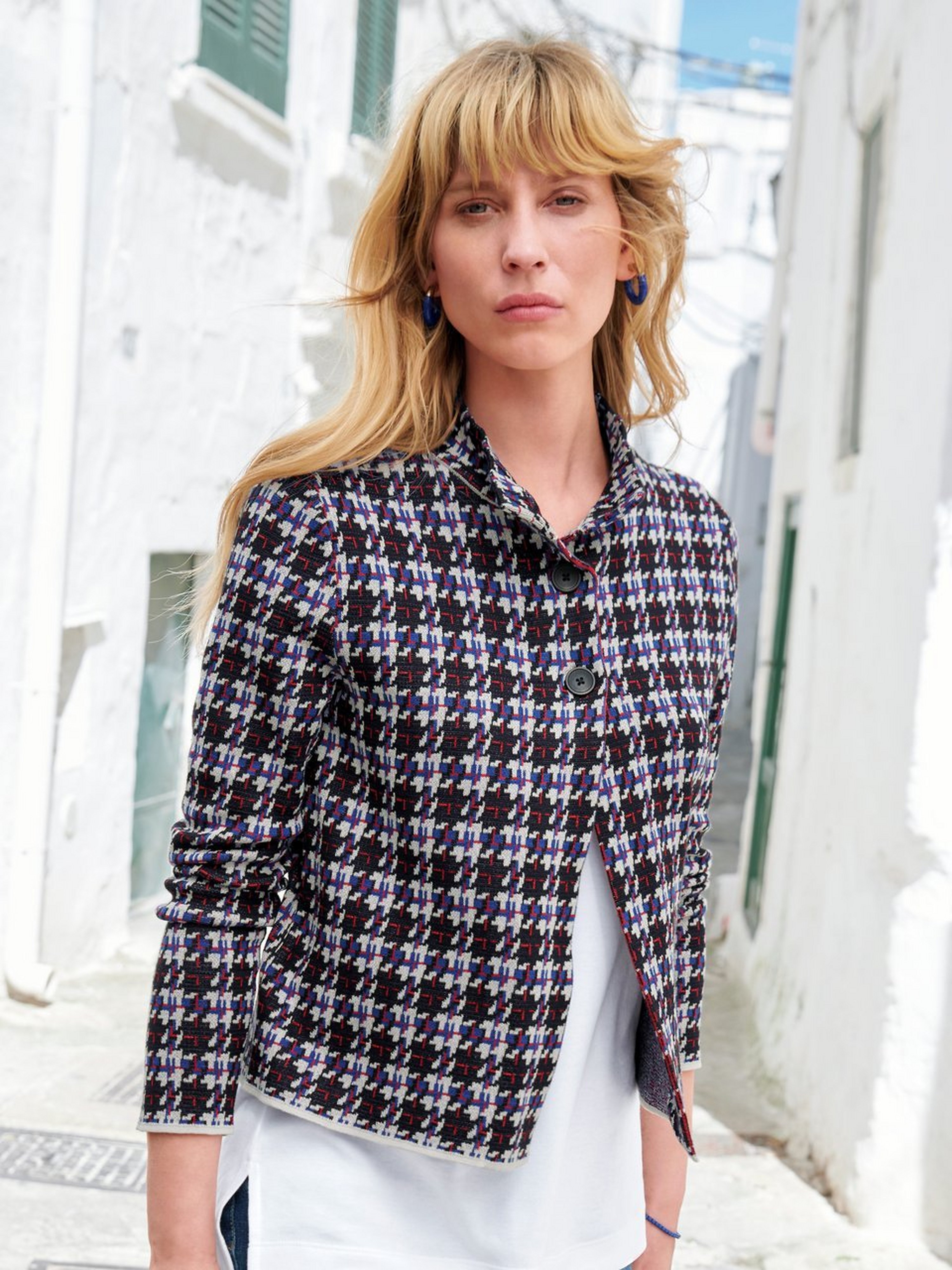Strickjacke aus 100% Baumwolle Supima