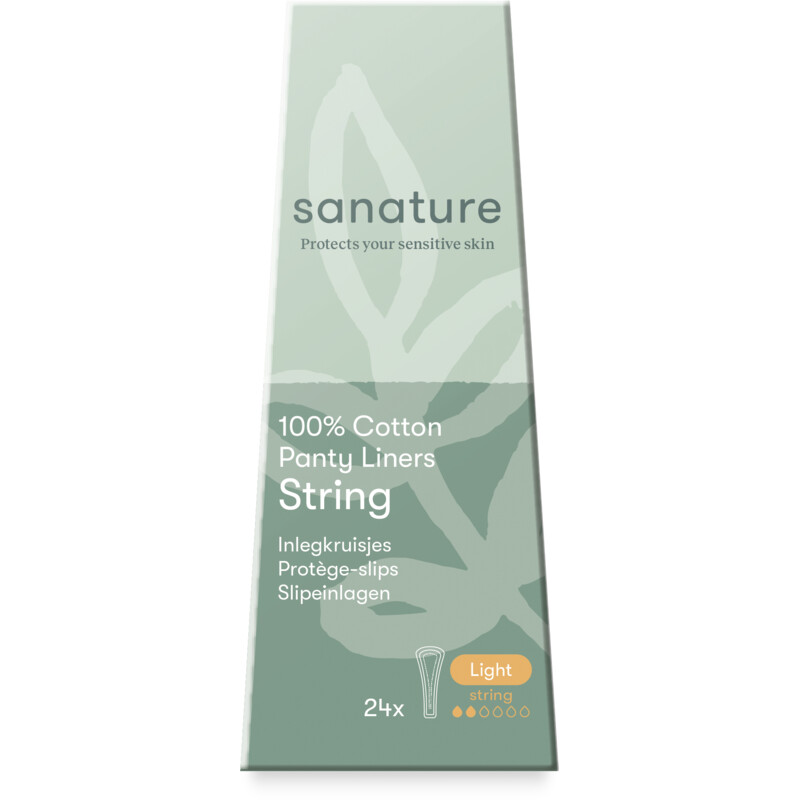 Sanature 100% Katoenen inlegkruisjes string