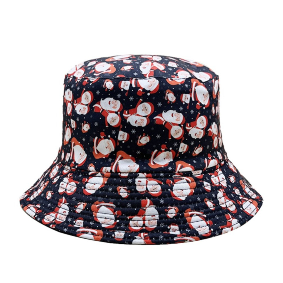 (56cm) Fischerhut Fashion Accessoire Weihnachts Bucket Hat - Weihnachtsmann