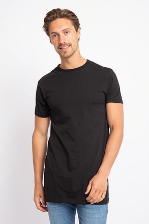 Alan Red Derby Extra Lang T-Shirt Zwart (2-Pack) 5672/2P/99 Derby Long T-shirt Black kopen