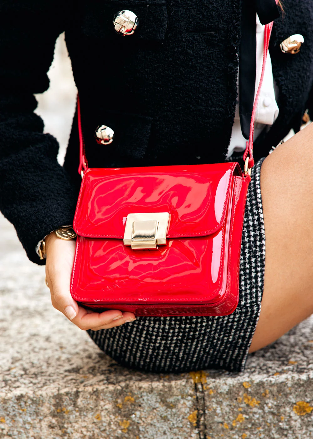 SAC PAOLA VERNIS ROUGE