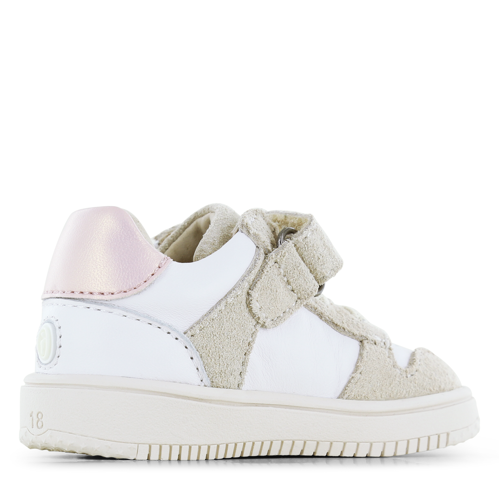 Shoesme beige sneakertje Microfiber leer, Suède | Meisjes schoenen