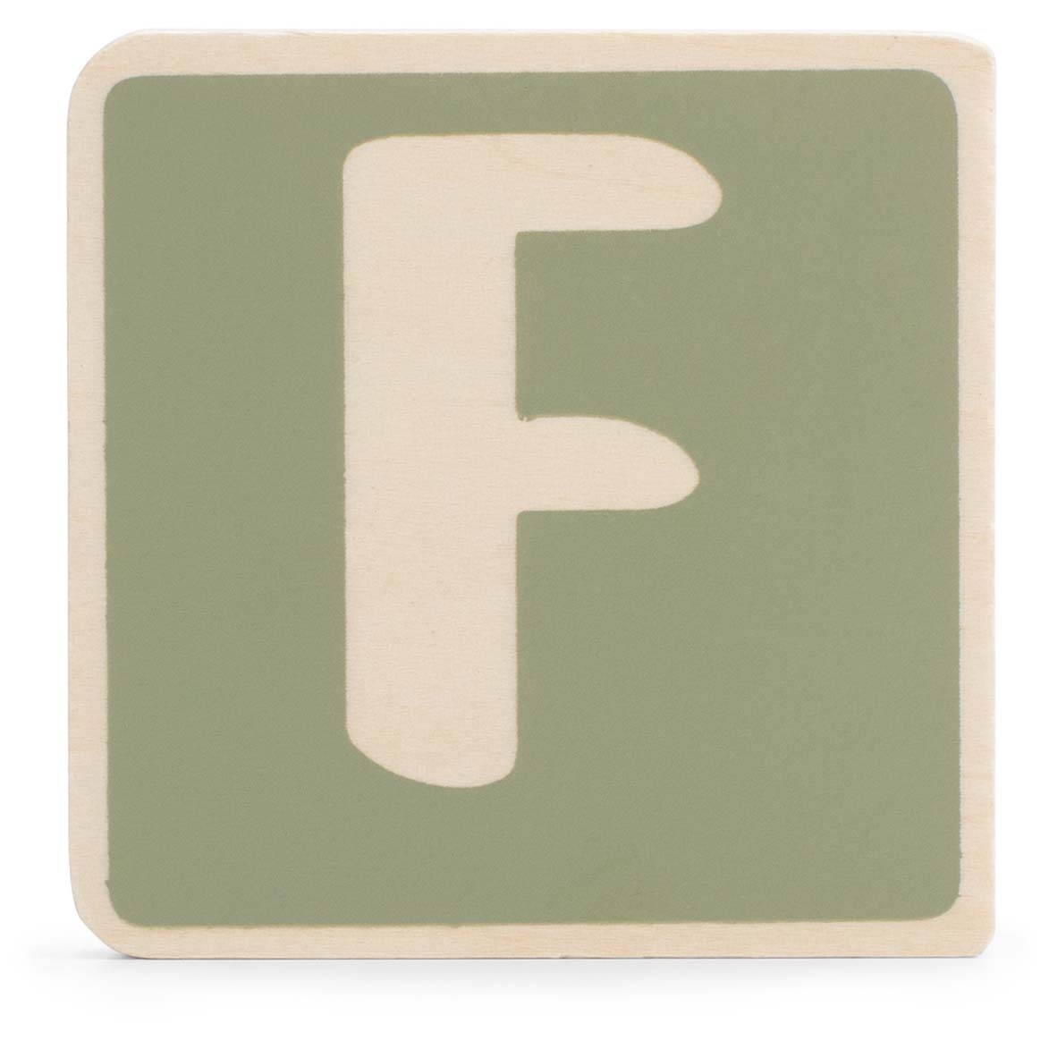 Prénatal houten namentrein letter F Midgreen - speelgoed vanaf 0 maanden - Préna