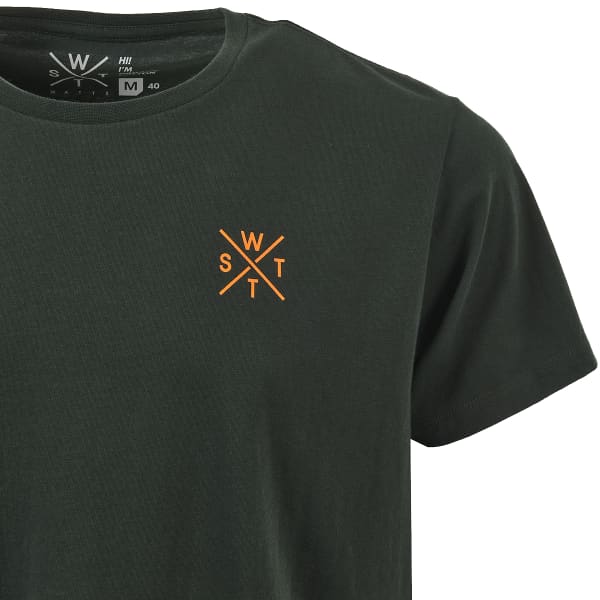 T-shirt WATTS XCORE TEE GREEN/MUSTARD