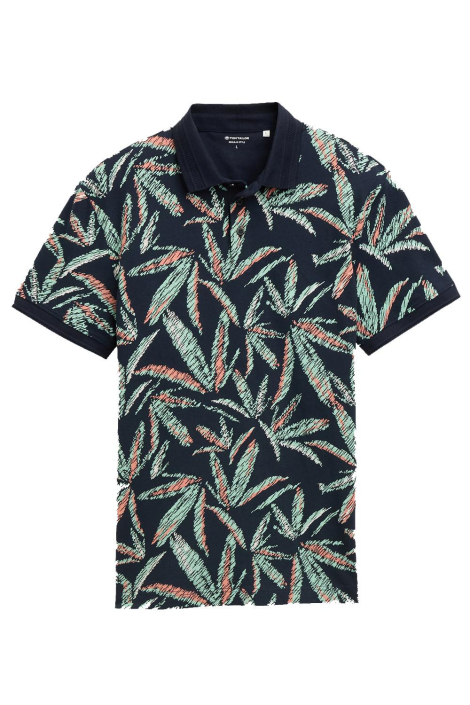 Tom Tailor blauwe heren polo