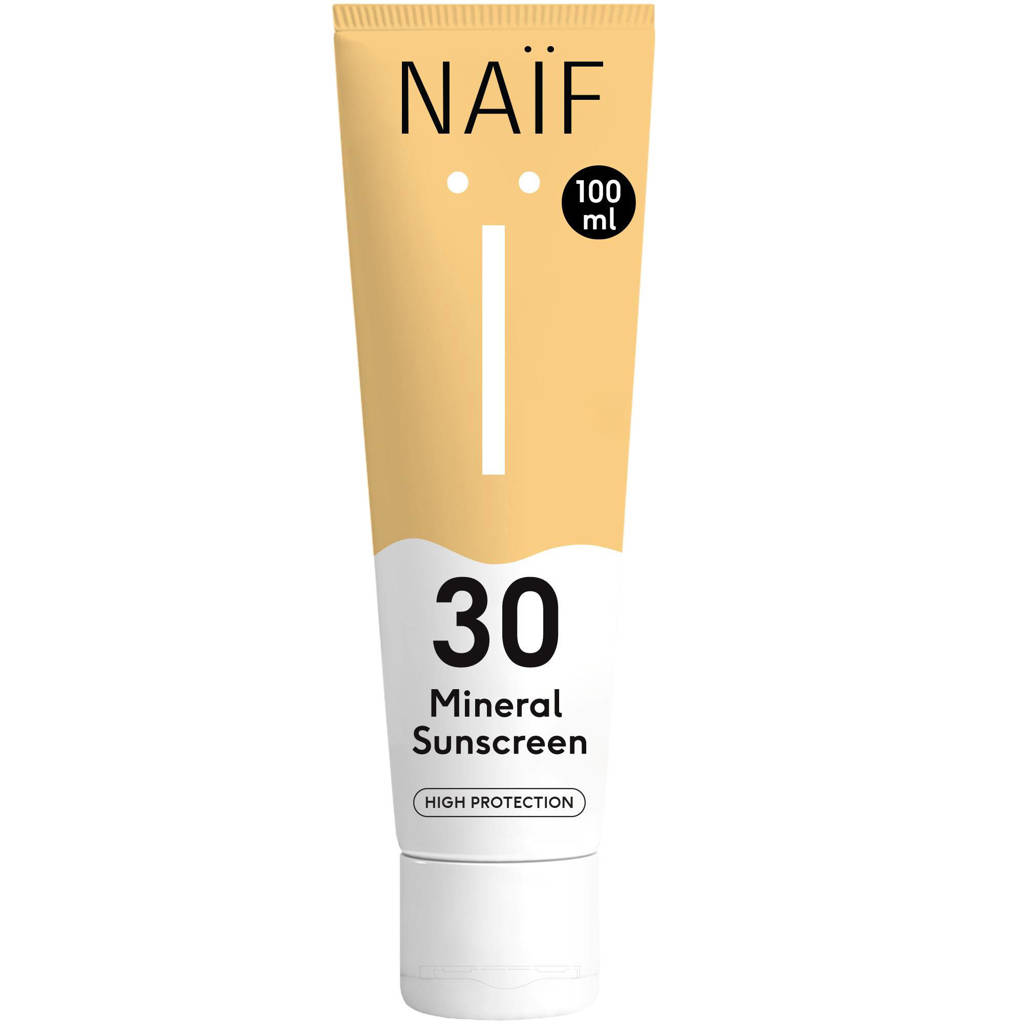 Erg tevredenminerale zonnebrandcrème factor 30 - 100 ml