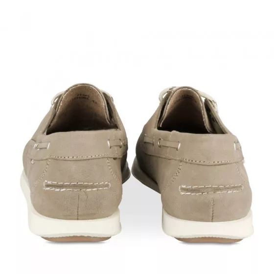 Chaussures bateau BEIGE MEGIS CASUAL