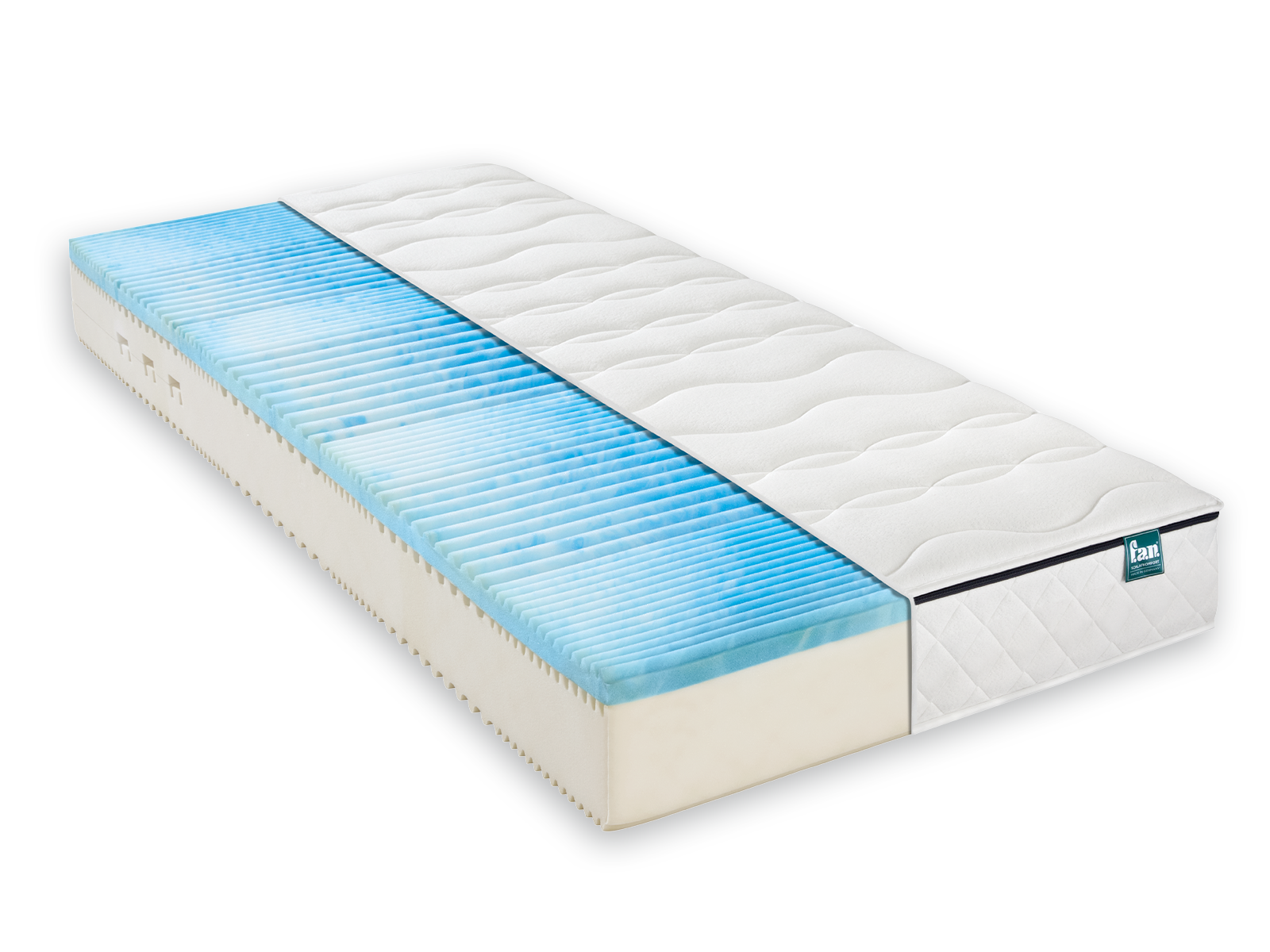 f.a.n. Schlafkomfort Medisan Top KS H2/H3 Komfortschaummatratze - 080x200cm
