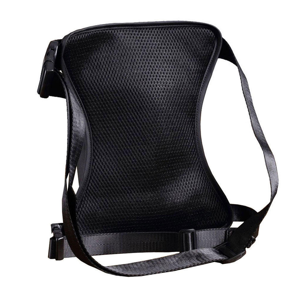Spritzwasserfeste Multifunktions Oberschenkel Bein Tasche aus Oxford Material für Motorrad / Fahrrad / Reiten - Schwarz