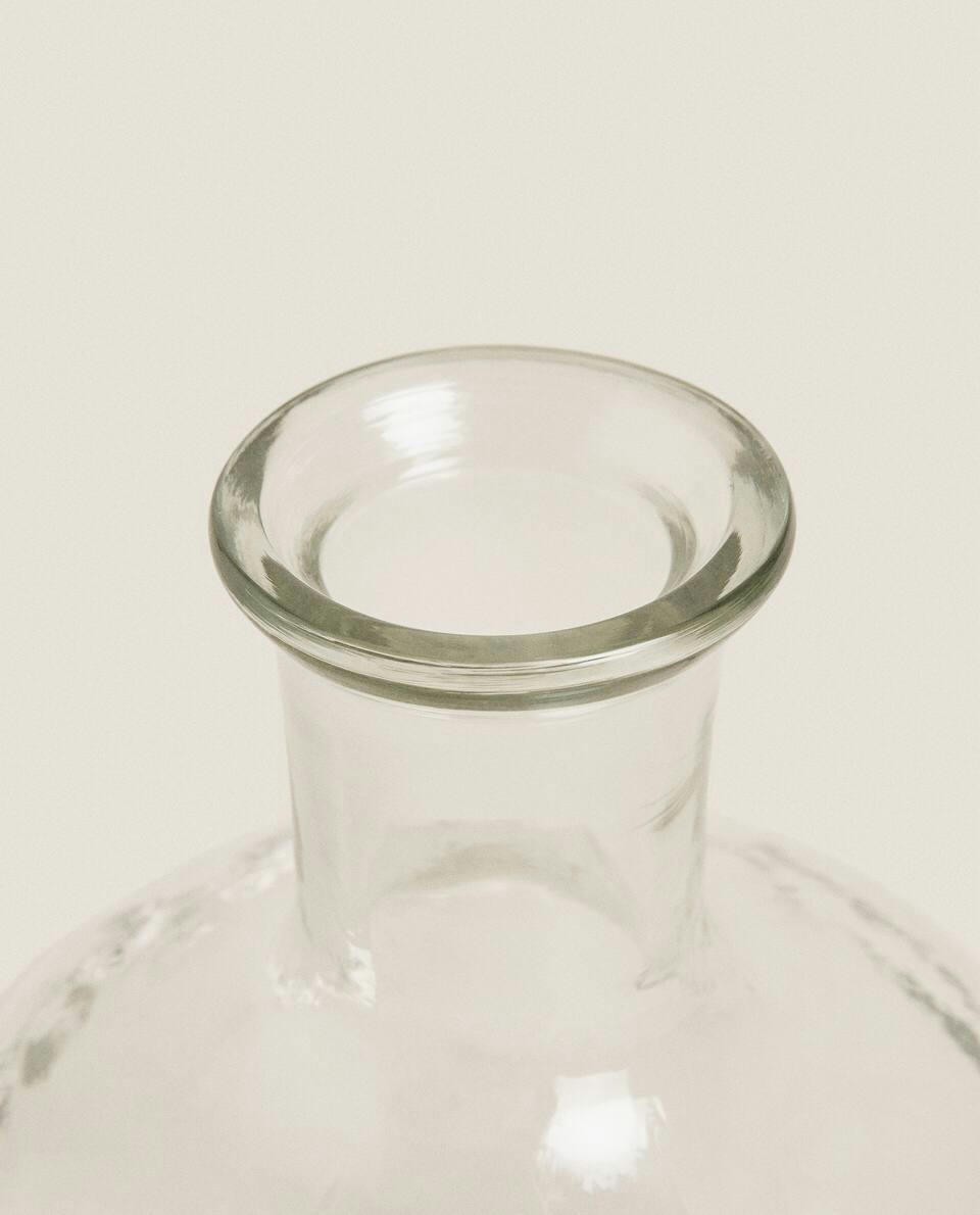 VASO DE GARRAFA DE VIDRO