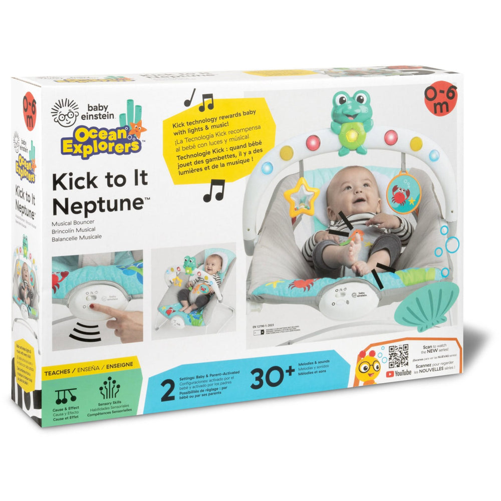 Køb Baby Einstein Kick To It Neptune™ Musical Skråstol