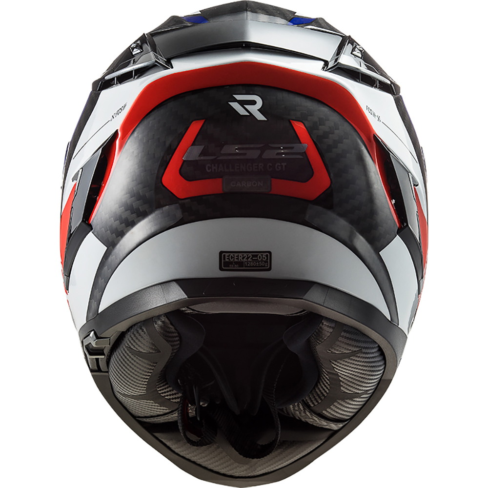 LS2 - Casque FF327 Challenger Carbon Alloy Noir / Blanc / Bleu / Rouge