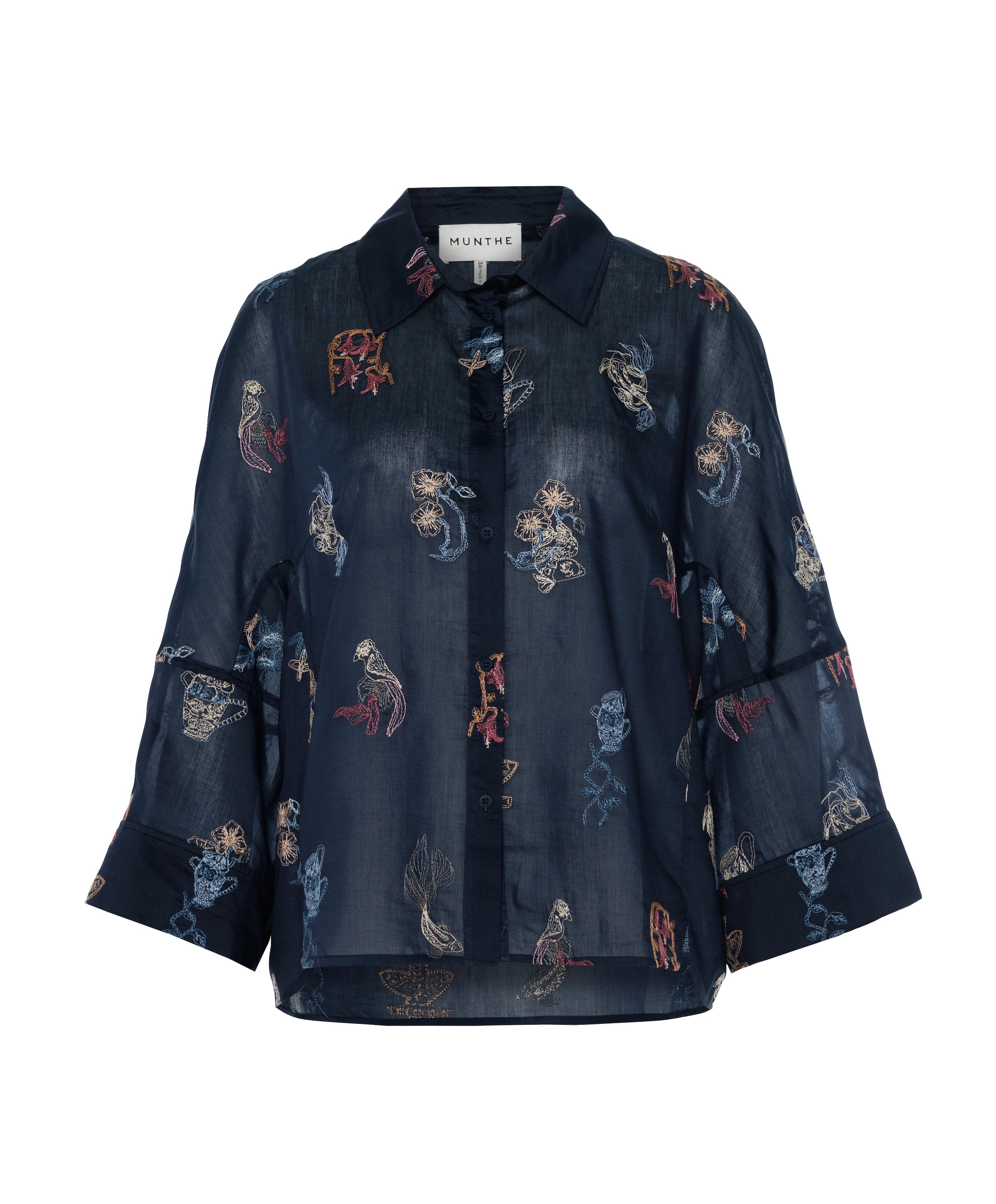 Munthe Dames blouse blauw