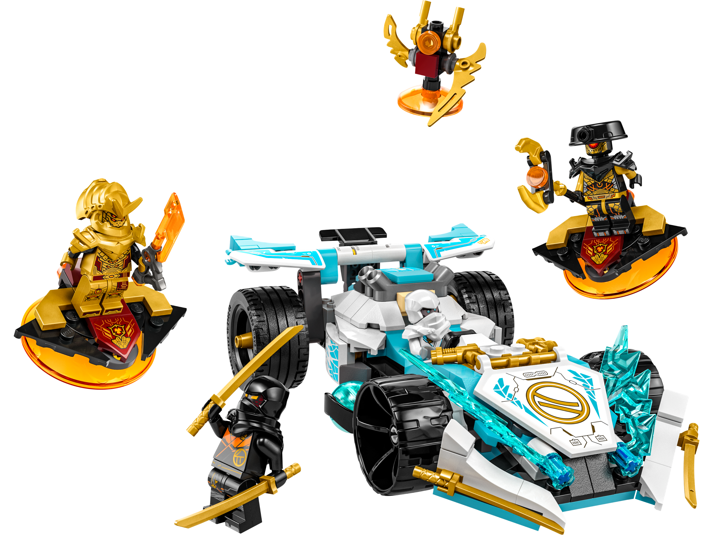Carro de corrida Spinjitzu de Zane: Dragon Power 71791