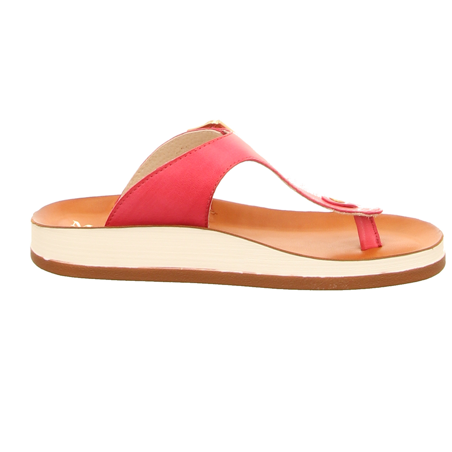 Marchesini Pantoletten rot rose/pink