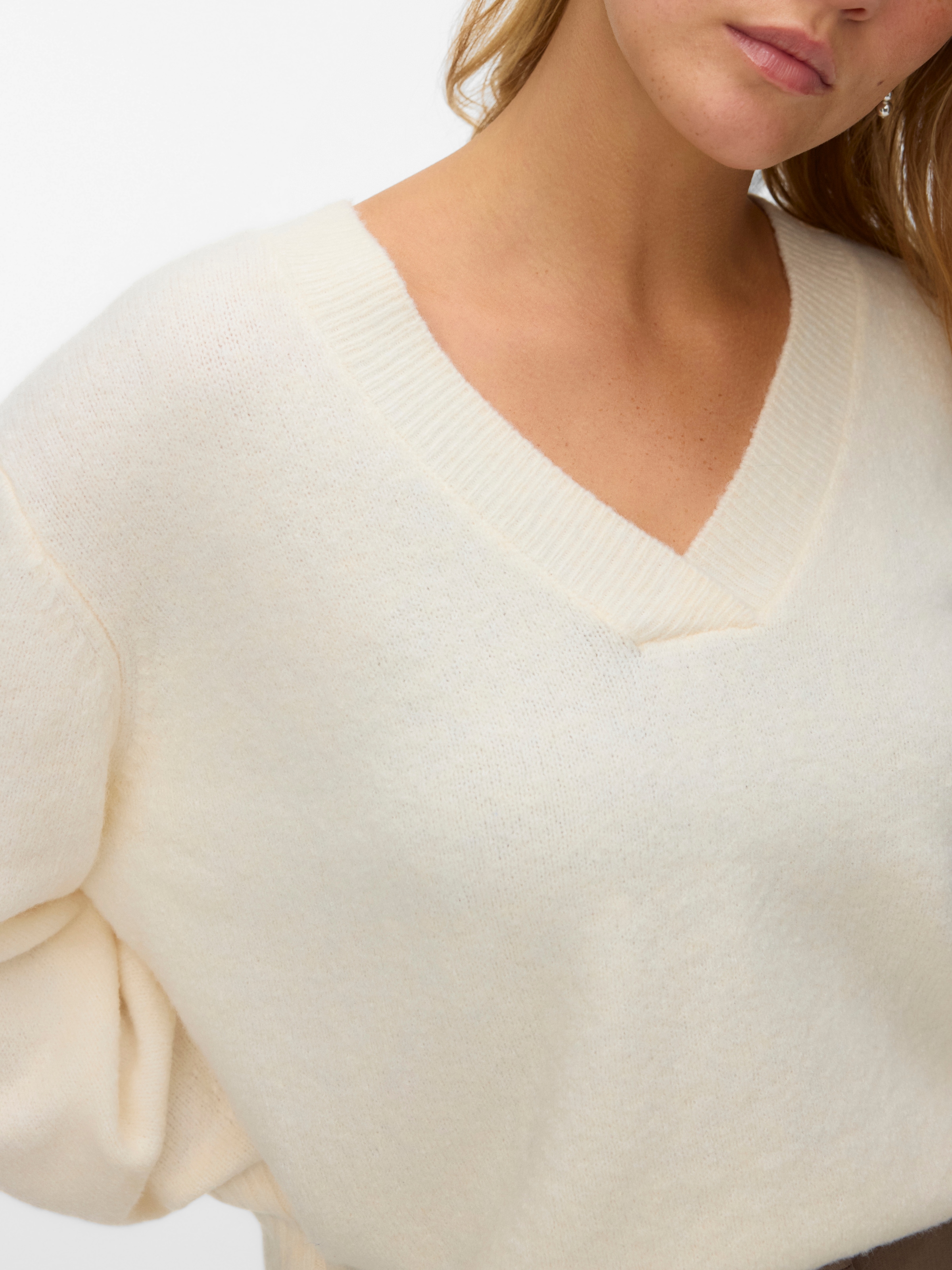 Vero Moda V-Ausschnitt-Pullover »VMBOOM LS V-NECK PULLOVER NOOS«