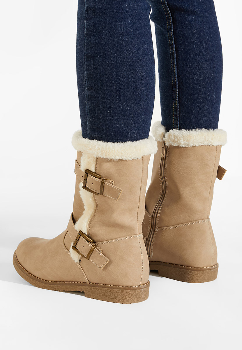 Bottes fourrées femmes brunes Imola