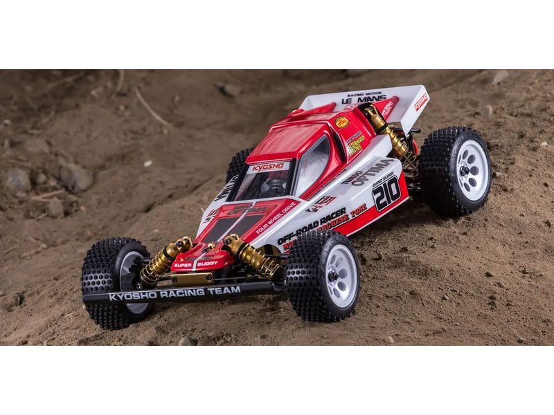 Kyosho Buggy Turbo Optima 4WD Legendary Series Bausatz, 1:1 Legendary Vintage Serie Buggy Bausatz
