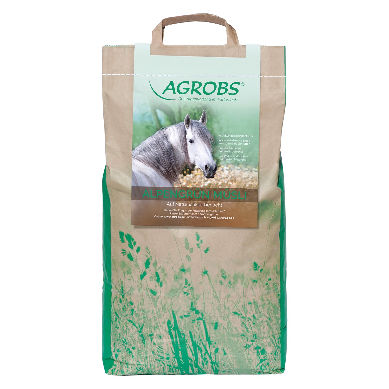 AGROBS AlpenGrün Müsli - 4 kg Sack