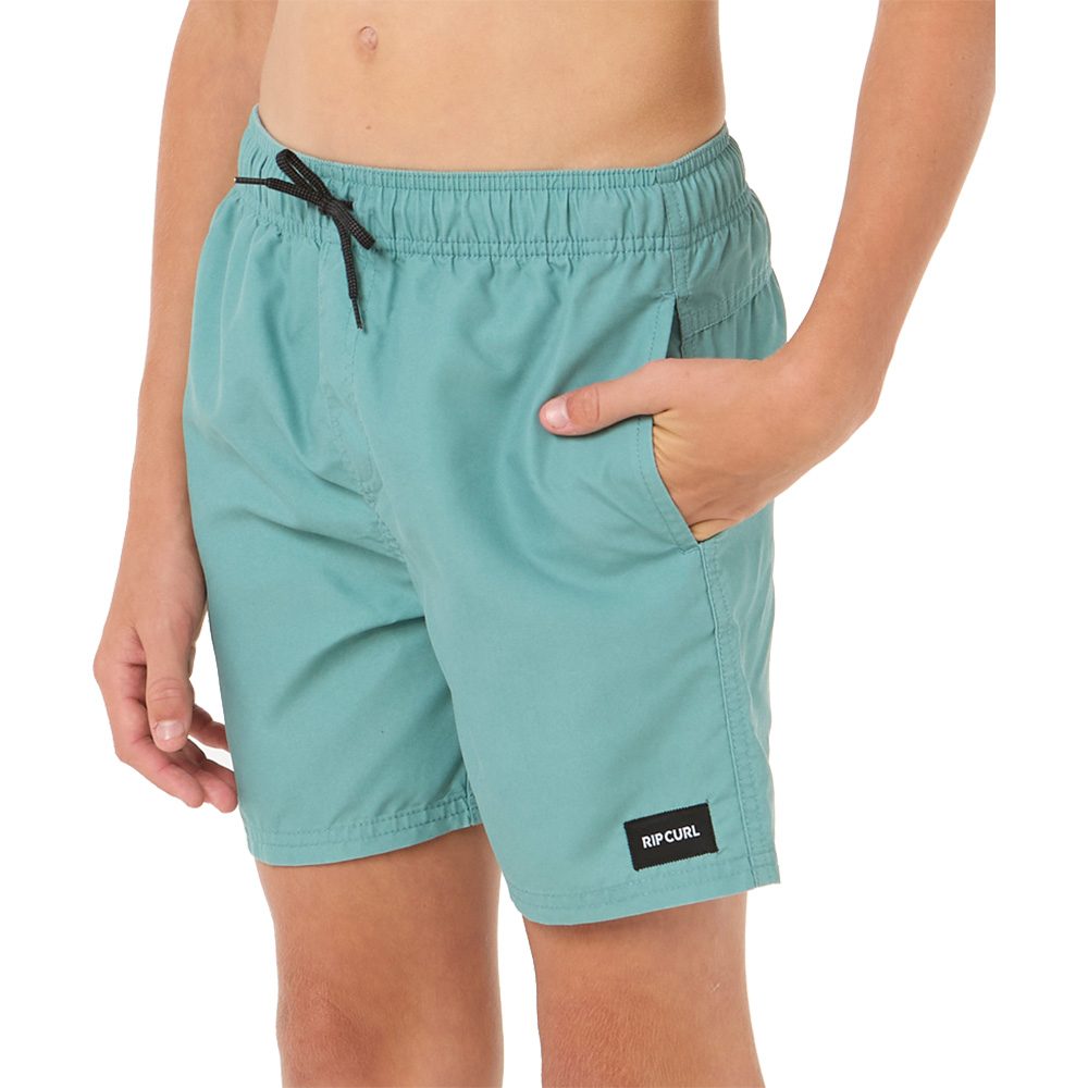 Rip Curl Offset Volley Badeshorts Jungen blue lagoon