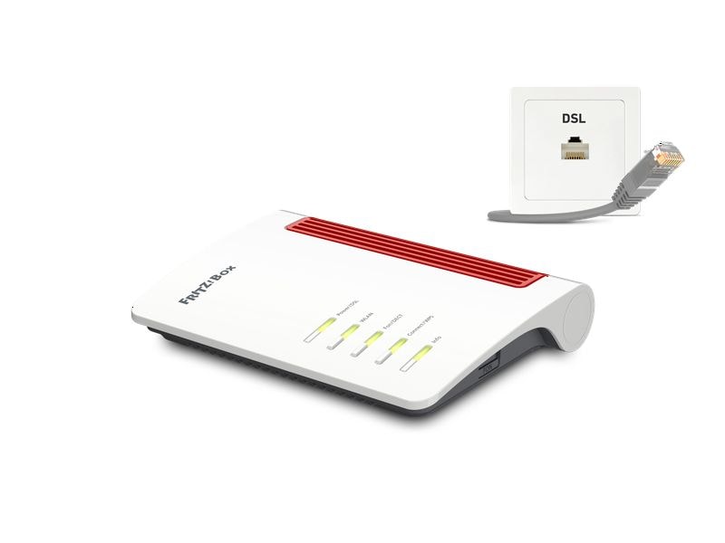 AVM FRITZ!Box 7530 AX Wi-Fi 6 (WLAN AX) für den IP-basierten DSL-Anschluss