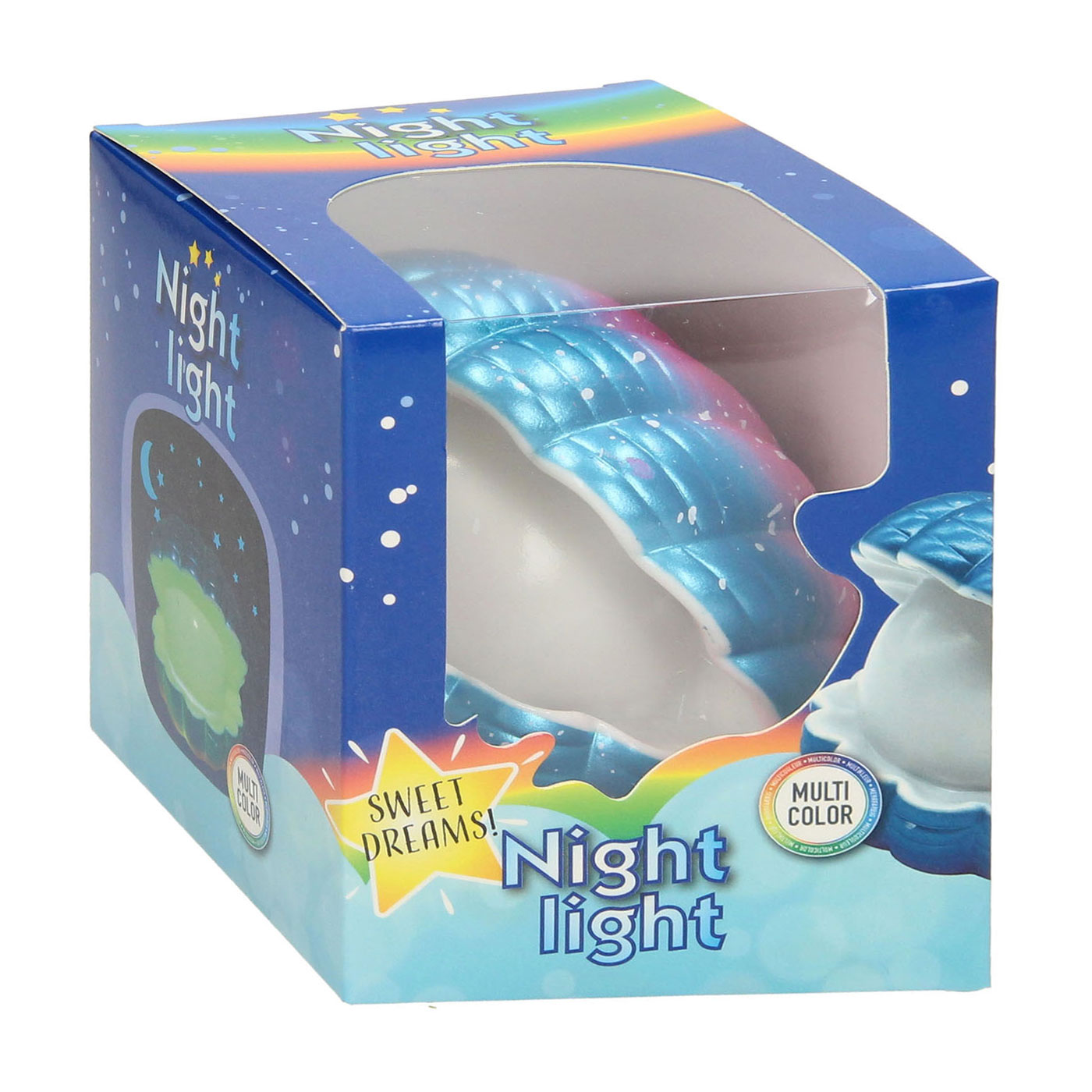 Nachtlamp Schelp Multicolor