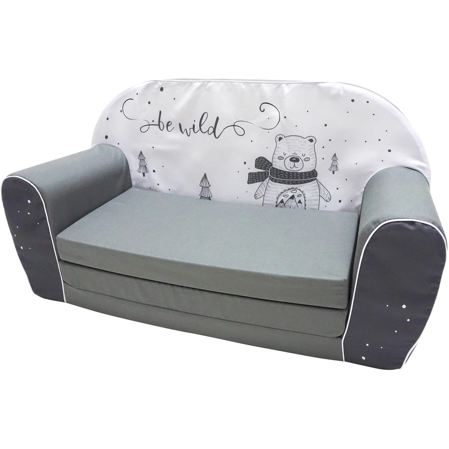 knorr toys® Kindersofa Bear grau