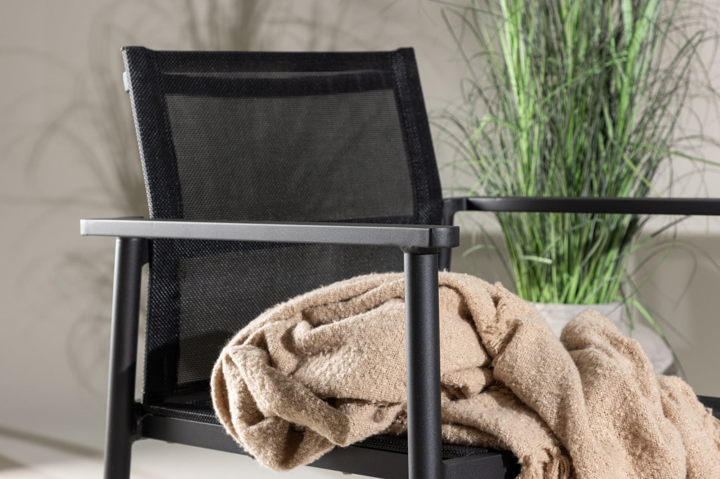 FjÃ´rd - Tuinset Zwart - Aluminium|Textiel - Break