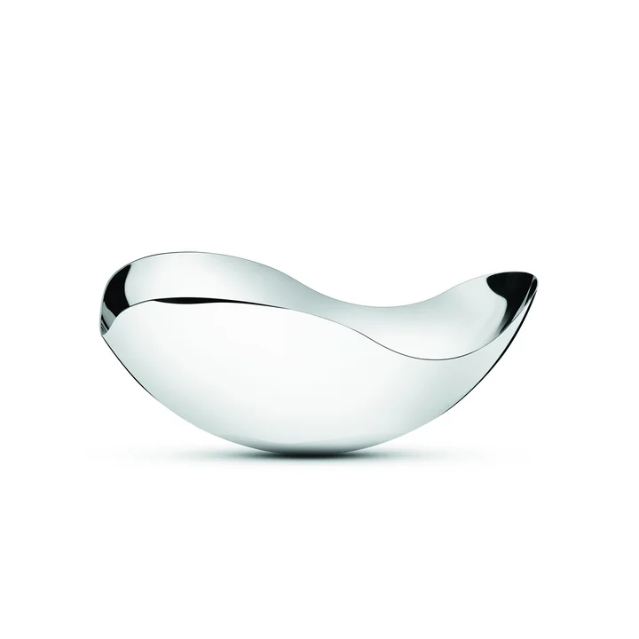 Georg Jensen - Bloom Mirror Schale small, Edelstahl