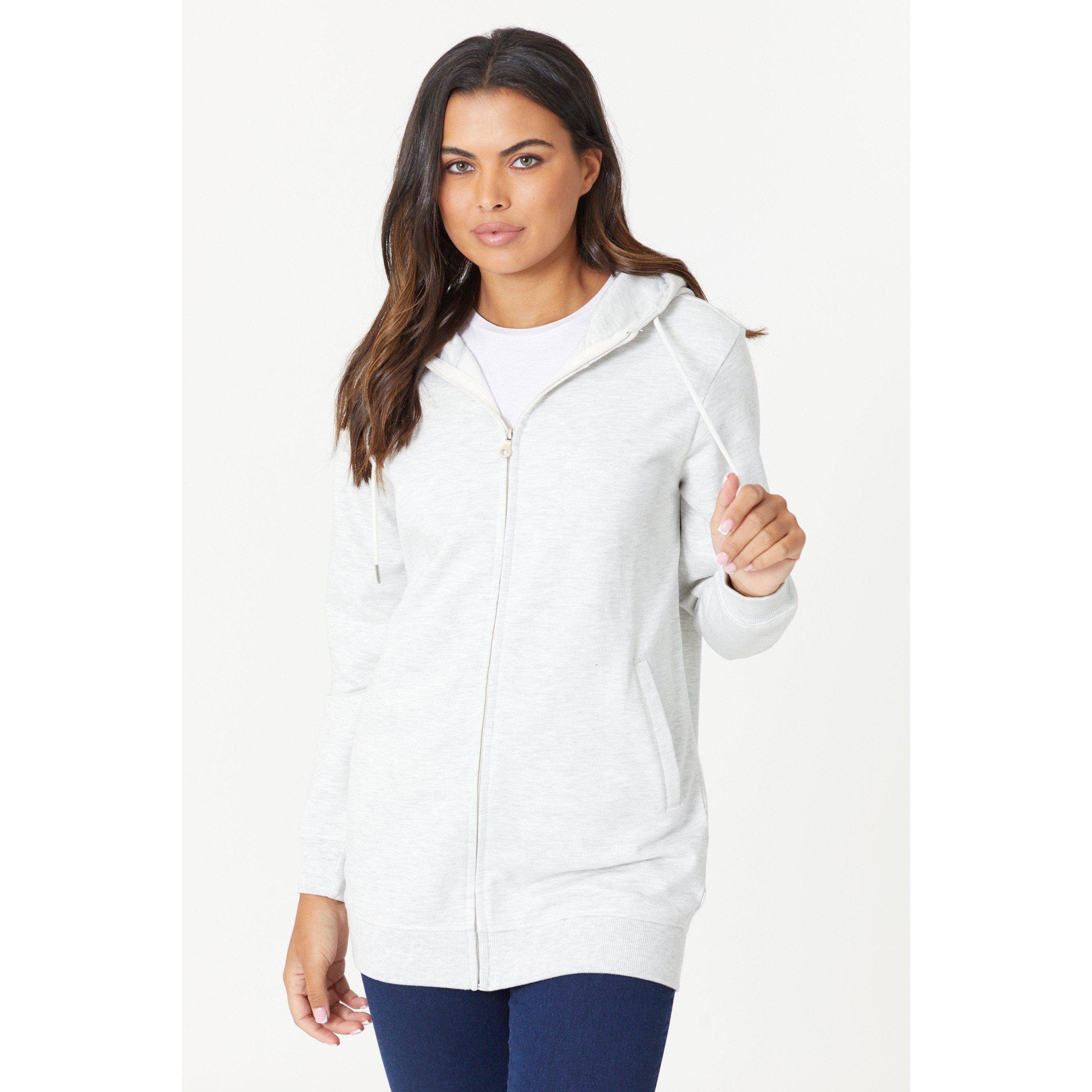 Be You Ladies Basic Zip Through Hoodie