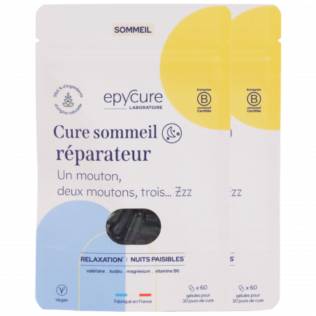 Epycure Laboratoire Cure sommeil réparateur 2 mois