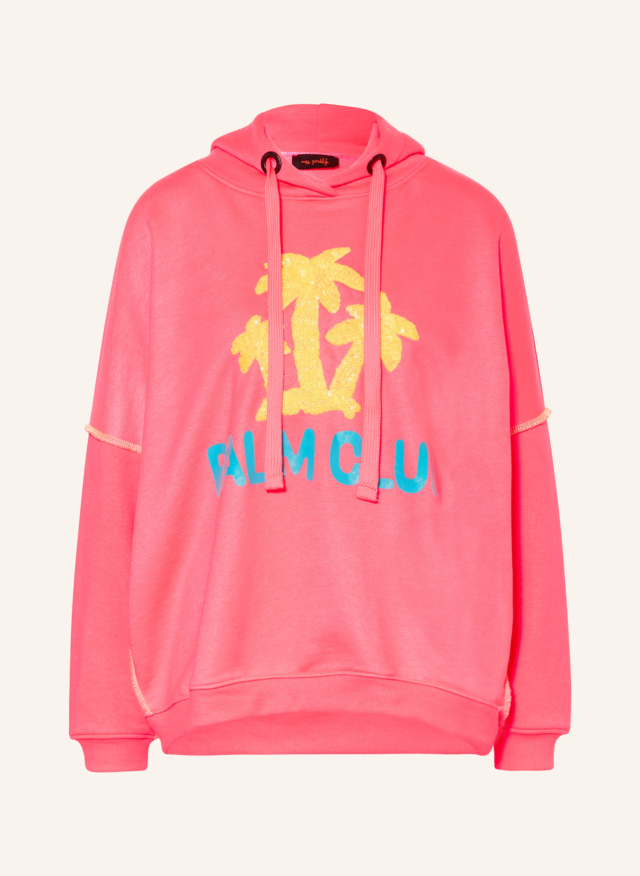 miss goodlife Hoodie mit Pailletten