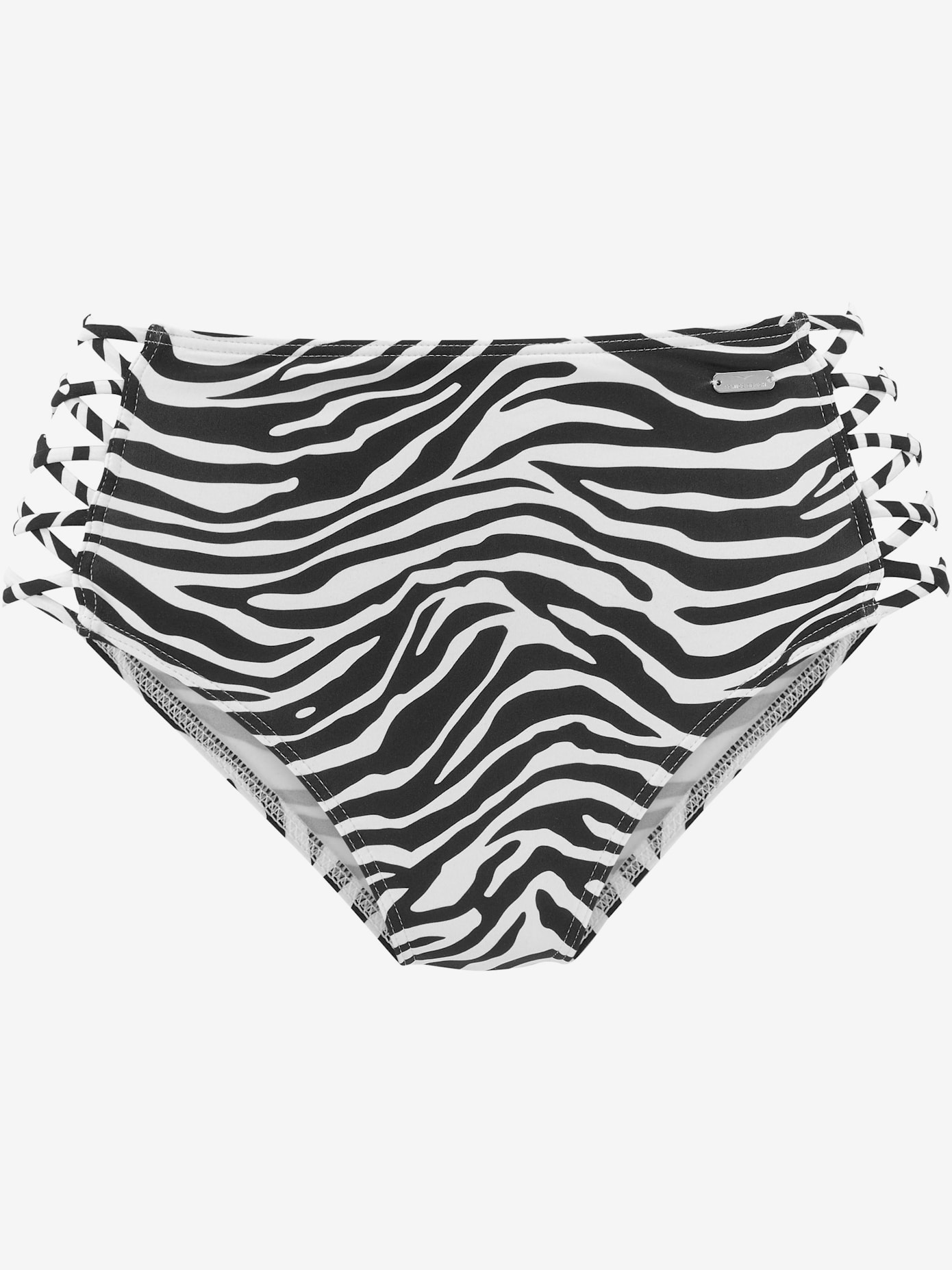 Bas de maillot de bain taille haute design animal tendance