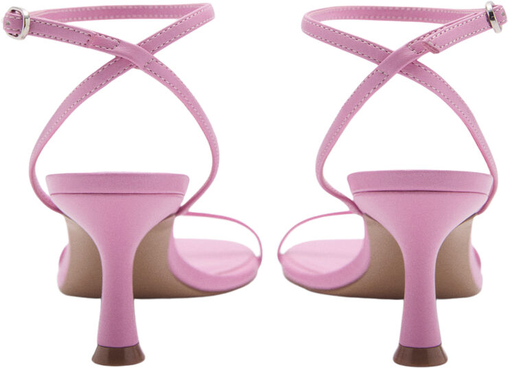 MANGO SANDALS. -- FLO Pink